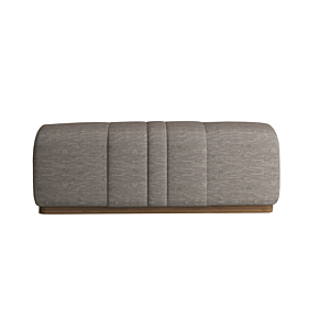BANC PIED DE LIT LIONTE - Gris CHAMBRE DOUBLE