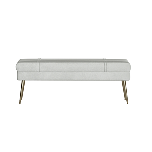 BANC PIED DE LIT LIDYA - Blanc Chambre double