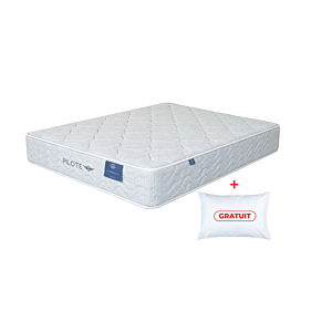 Matelas Doremi Pilote - Gris + Oreiller Gratuit Essentiel HIVER