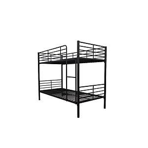 LITS SUPERPOSES ROSE 90x190 - NOIR Chambre enfant