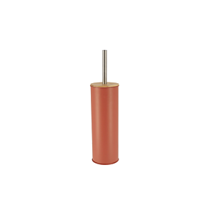 BROSSE WC PRESTIGE Métal Avec Couvercle - Terracota Salle de Bain