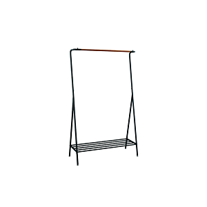 Porte-Cintres Polimeno 164cm - Noir/Noyer Offres Ramadanesques