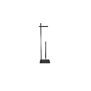 Support De Toilette TOTTI - Noir / Chromé Organisateurs