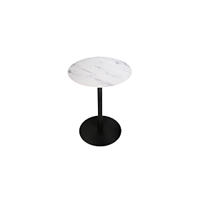 Table D'appoint JASPER - Blanc / Noir Soldes été vague 2