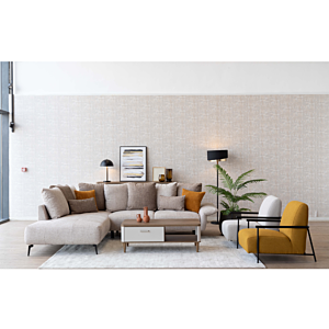 CANAPE D'ANGLE Gauche DRESSEN - Beige