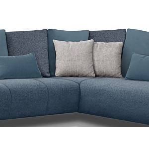 CANAPE D'ANGLE DROIT DRESSEN - Bleu