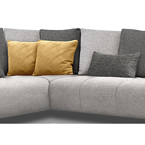 CANAPE D'ANGLE Gauche DRESSEN - Gris Clair