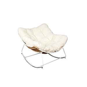 Fauteuil BOUCLETTE ODIN - Blanc Sofa