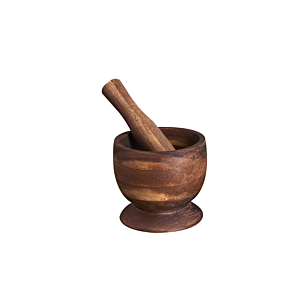 MORTIER ET PILON ACACIA - Marron Cuisson et préparation