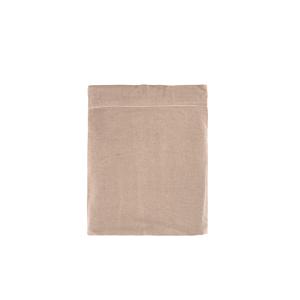Drap Plat Uni Flanelle 160X220Cm - Taupe