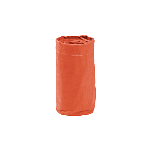 Drap Housse Uni Flanelle 160X200Cm - Terracota Textile
