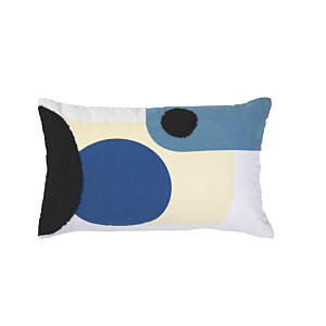 Coussin Décoratif Caldos - Bleu / Beige Textile-printemps