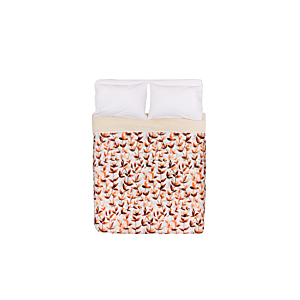 Couette 220X240Cm Velvet Double Face Mouton - Terracota Textile