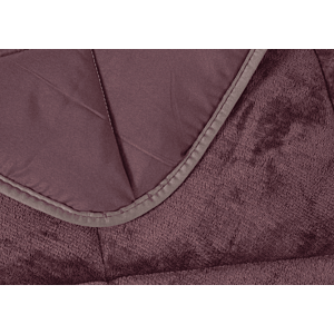 Couette 220X240 Flanelle Unie Cristal /Micro Touche Coton – Violet