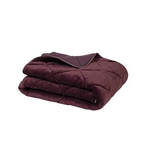 Couette 180X240 Flanelle Unie Cristal /Micro Touche Coton – Violet Textile