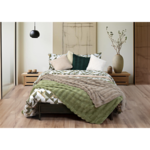 Housse De Couette Asymetry 220X240Cm - Vert