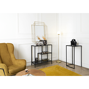 Étagère EDISON 80x30x79,5cm - Noir