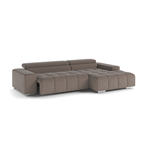Canapé d'angle ORION Avec Fonction Relax - Taupe Sofa-printemps