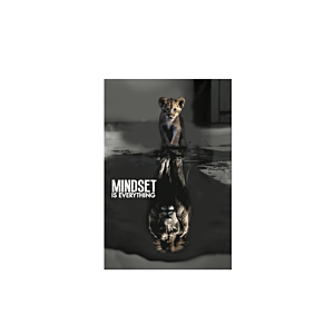 Tableau Mindset De Lion 40x60cm Sans Cadre - Multicouleur Tableaux