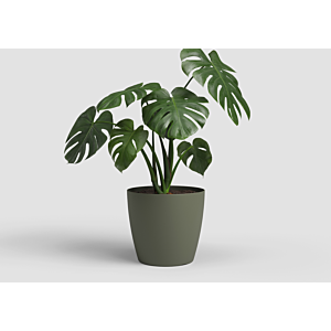 Pot San remo pot 14cm - Vert Kaki