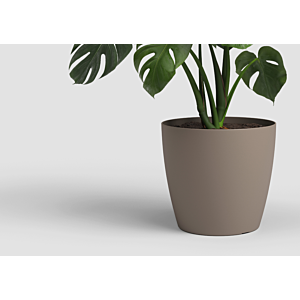 Pot San remo pot 18cm - TAUPE