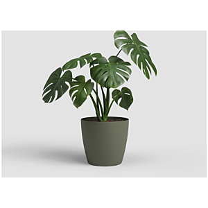 Pot San remo pot 18cm - Vert Kaki