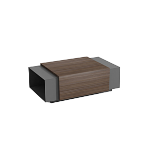 Table Basse EMBASSY PRIME - Marron / Gris Bureau Professionnel