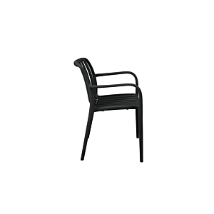 Chaise Serene Avec Accoudoirs - Noir