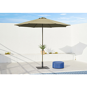 Parasol Sunrise Droit Avec Airvent 270Cm - Taupe