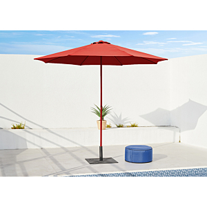 Parasol Sunrise Droit Avec Airvent 270Cm - Terracotta
