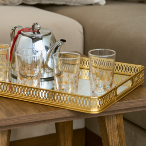 Pack De 6 Verres Elixir - Doré