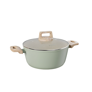 MARMITE EN PIERRE DE JADES 20cm - Vert Soldes été