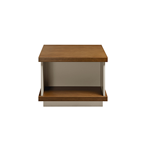 TABLE CAFE CASCADE VENEER - Marron / Taupe