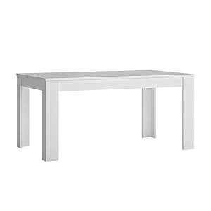 Table à manger WHITE LYON extenssible 160-200cm -Blanc