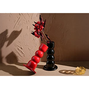 Vase En Céramique Simple - Noir 