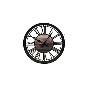 HORLOGE MURALE 30.5x30.5x4cm -Noir Soldes été