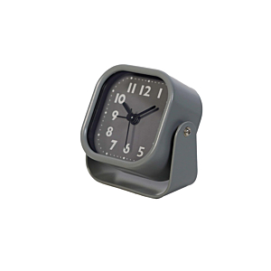HORLOGE SUR PIED 8.3x4.3x8.5cm - Gris Décorations