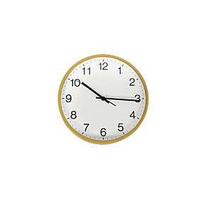 Horloge Murale 30.5x30.5x4cm - Beige Clair Décorations