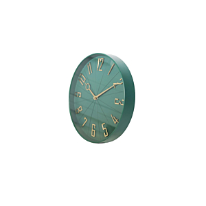 HORLOGE MURALE 30.6x30.6x4.5cm - Vert