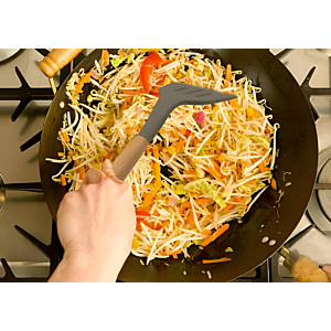 Pelle de cuisine Acacia avec silicone - Beige Naturel