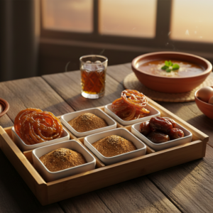 Plateau De service Avec Ramequins - Beige