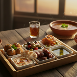 Plateau De service Avec Ramequins - Beige