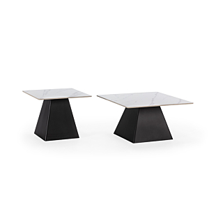 Set De 2 Tables Basses Carrées MERVE
