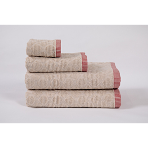Serviette Jaquard 50X90 Cm - Beige