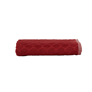 Drap De Bain Jaquard 100X140Cm - Bordeaux Textile