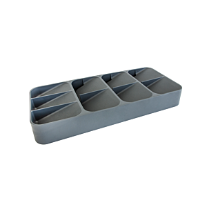 ORGANISATEUR DE COUVERTS 9 CELLULES - Gris Accessoires-rangements