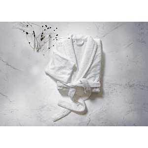 Peignoir Taille L - Blanc