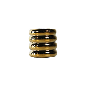 PORTE BOUGIE CYLINDRIQUE – DORÉ Décorations