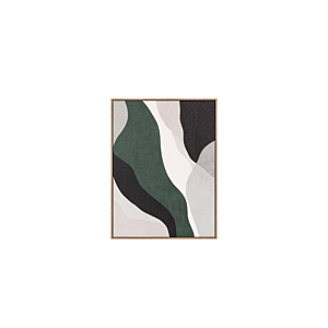 TABLEAU ABSTRAIT AVEC CADRE 60x80x2,8 - Multicouleur Soldes été vague 2