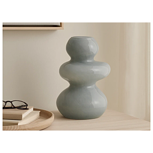 VASE EQUILIBRE 14.5x9.5x20.5CM - BLEU CLAIR